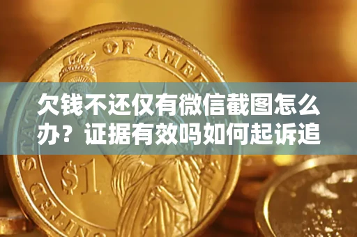 武汉欠钱不还仅有微信截图怎么办？证据有效吗如何起诉追回欠款？