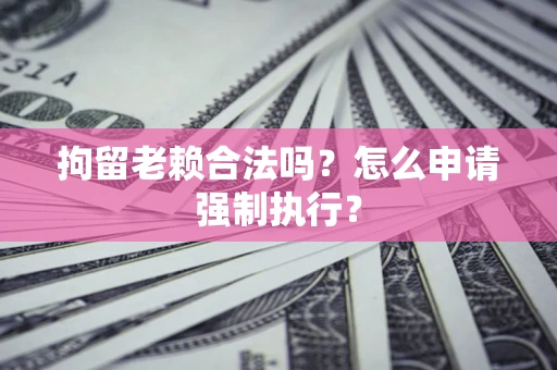 武汉拘留老赖合法吗？怎么申请强制执行？