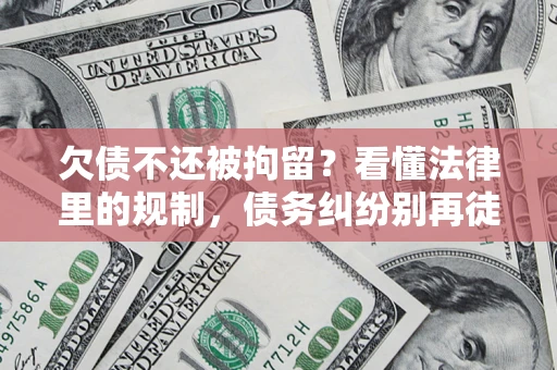 武汉欠债不还被拘留？看懂法律里的规制，债务纠纷别再徒劳奔波