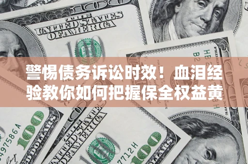 武汉警惕债务诉讼时效！血泪经验教你如何把握保全权益黄金期