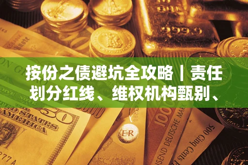 武汉按份之债避坑全攻略｜责任划分红线、维权机构甄别、纠纷处理全流程拆解