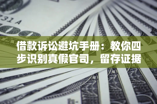 武汉借款诉讼避坑手册：教你四步识别真假官司，留存证据不踩雷