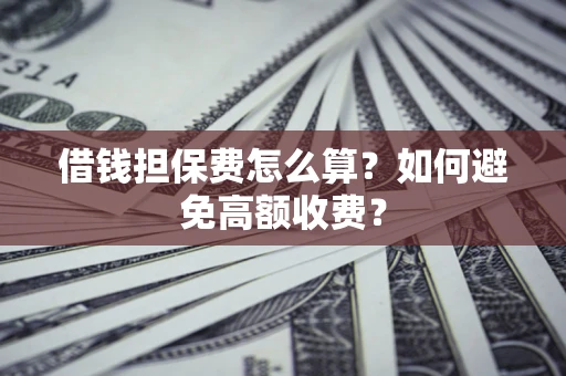 武汉借钱担保费怎么算？如何避免高额收费？