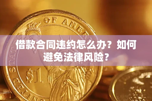 武汉借款合同违约怎么办？如何避免法律风险？